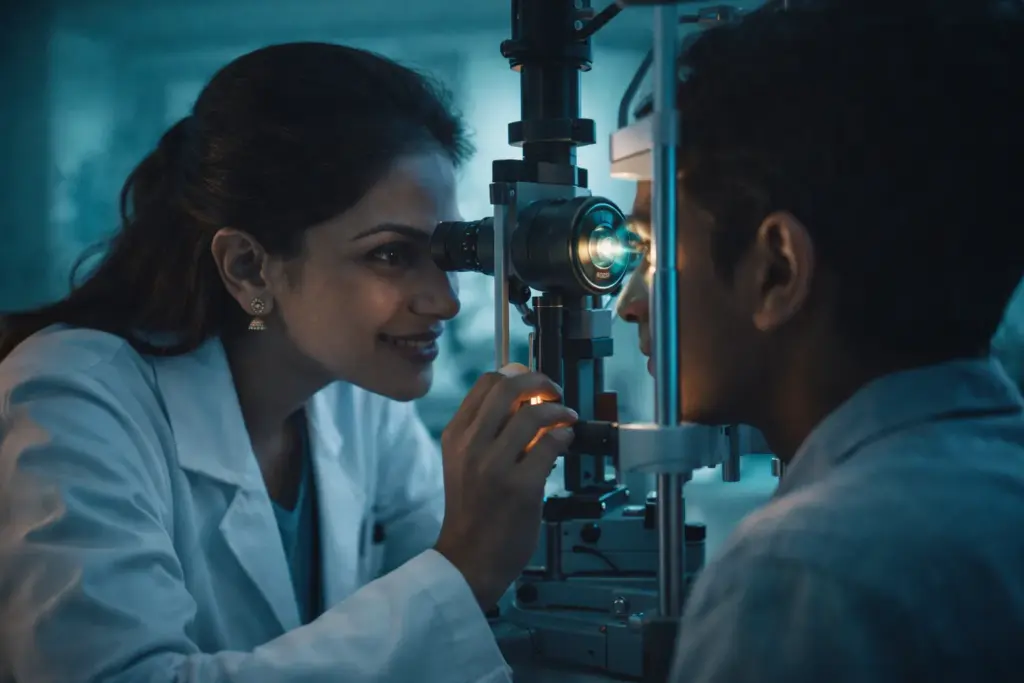 vision test at bhakti netralaya